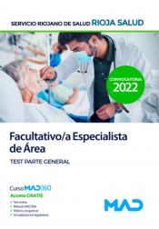 Portada de Facultativo/a Especialista de Área. Test parte general. Servicio Riojano de Salud (SERIS)