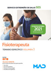 Portada de Fisioterapeuta. Temario específico volumen 3. Servicio Extremeño de Salud (SES)