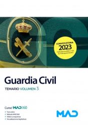 Portada de Guardia Civil. Temario volumen 3