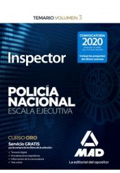 Portada de Inspector de Policía Nacional. Temario Volumen 3