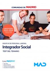 Portada de Integrador Social (Grupo III). Test del temario. Comunidad Autónoma de Madrid