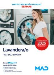 Portada de Lavandera/o. Test del temario. Servicio Madrile&ntilde;o de Salud (SERMAS)
