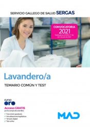 Portada de Lavandero/a. Temario común y test. Servicio Gallego de Salud (SERGAS)