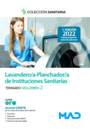 Portada de Lavandero/aPlanchador/a de Instituciones Sanitarias. Temario volumen 2