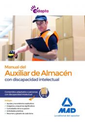 Portada de Manual del Auxiliar de Almacén. Contenidos adaptados a personas con discapacidad intelectual