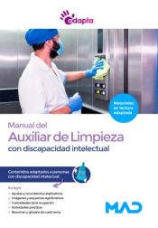 Portada de Manual del Auxiliar de Limpieza de Instituciones Sociosanitarias. Contenidos adaptados a personas con discapacidad intelectual