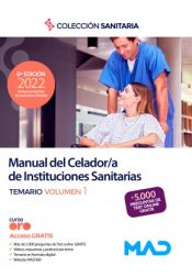 Portada de Manual del Celador/a de Instituciones Sanitarias. Temario volumen 1