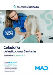 Portada de Manual del Celador/a de Instituciones Sanitarias. Temario volumen I