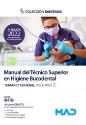 Portada de Manual del Técnico Superior en Higiene Bucodental. Temario general volumen 2