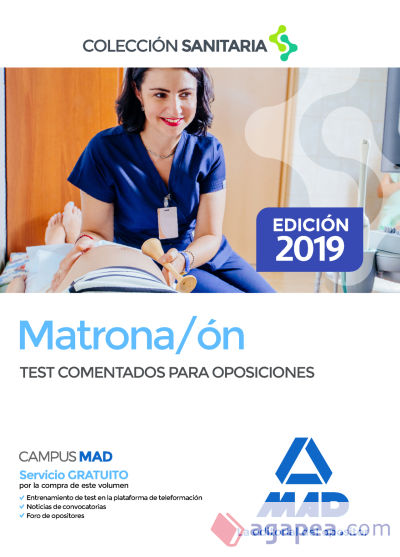 Matrona/ón. Test comentados para oposiciones