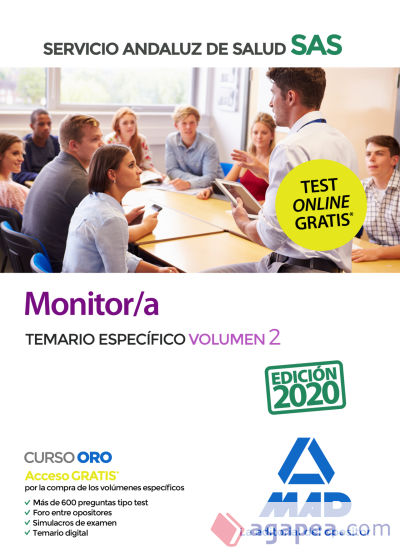 Monitor/a del Servicio Andaluz de Salud. Temario específico volumen 2