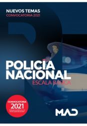 Portada de Nuevos temas convocatoria 2021 Policía Nacional Escala Básica