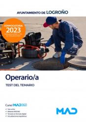 Portada de Operario/a. Test del Temario. Ayuntamiento de Logroño