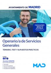 Portada de Operario/a de Servicios Generales. Temario, test y supuestos prácticos. Ayuntamiento de Madrid