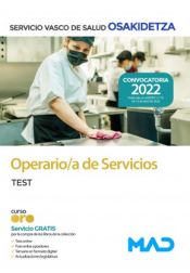 Portada de Operario/a de Servicios. Test. Servicio Vasco de Salud (Osakidetza)
