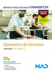 Portada de Operario/a de Servicios de Osakidetza-Servicio Vasco de Salud. Temario volumen 2. Servicio Vasco de Salud (Osakidetza)