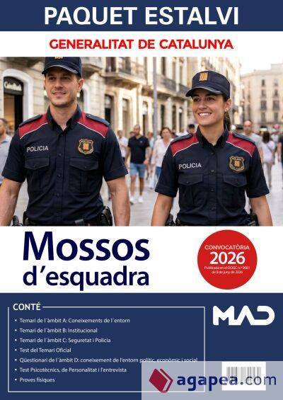 Paquet Estalvi oposicions Mossos d´Esquadra. Generalitat de Cataluña Paquet Estalvi oposicions Mossos d´Esquadra. Generalitat de Cataluña