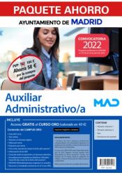 Portada de Paquete Ahorro Auxiliar Administrativo/a del Ayuntamiento de Madrid