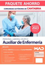 Portada de Paquete Ahorro Auxiliar de Enfermería (Personal Laboral Grupo 2). Comunidad Autónoma de Cantabria