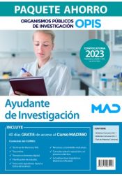 Portada de Paquete Ahorro Ayudante de Investigación. Organismos Públicos de Investigación (OPIS)