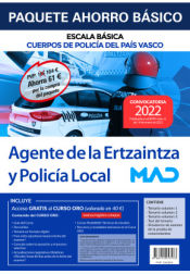 Portada de Paquete Ahorro BÁSICO Ertzaintza y Policía Local Comunidad Autónoma del País Vasco