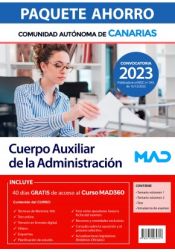 Portada de Paquete Ahorro Cuerpo Auxiliar. Comunidad Autónoma de Canarias