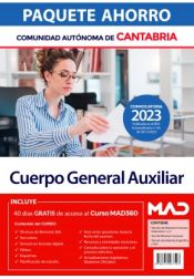 Portada de Paquete Ahorro Cuerpo General Auxiliar. Comunidad Autónoma de Cantabria