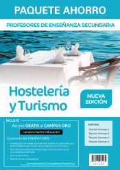 Portada de Paquete Ahorro Cuerpo de Profesores de Enseñanza Secundaria. Hosteleria y turismo