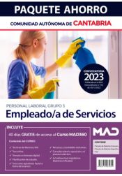 Portada de Paquete Ahorro Empleado/a de Servicios (Personal Laboral Grupo 3). Comunidad Autónoma de Cantabria