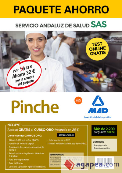 Paquete Ahorro Pinche del Servicio Andaluz de Salud (SAS)