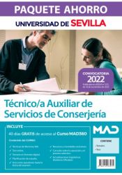 Portada de Paquete Ahorro Técnico/a Auxiliar de Servicios de Conserjería. Universidad de Sevilla