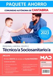 Portada de Paquete Ahorro Técnico/a Sociosanitario/a (Personal Laboral Grupo 2). Comunidad Autónoma de Cantabria