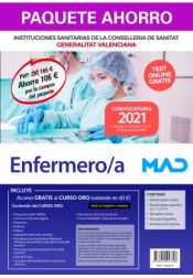 Portada de Paquete Ahorro+Test Papel Enfermero/a Instituciones Sanitarias de la Conselleria de Sanidad de la Comunidad Valenciana