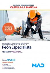 Portada de Peón Especialista (Personal Laboral Grupo V). Temario volumen 2. Junta de Comunidades Castilla-La Mancha