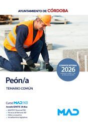 Portada de Pe&oacute;n/a. Temario Com&uacute;n. Ayuntamiento de C&oacute;rdoba