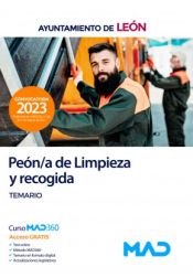 Portada de Peón/a de Limpieza y recogida. Temario. Ayuntamiento de León