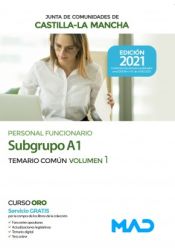 Portada de Personal Funcionario (Subgrupo A1). Temario Común volumen 1. Junta de Comunidades Castilla-La Mancha