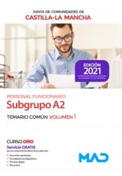 Portada de Personal Funcionario (Subgrupo A2). Temario Común volumen 1. Junta de Comunidades Castilla-La Mancha