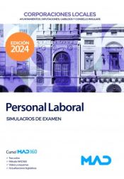 Portada de Personal Laboral de Ayuntamientos, Diputaciones y otras Corporaciones Locales. Simulacros de examen