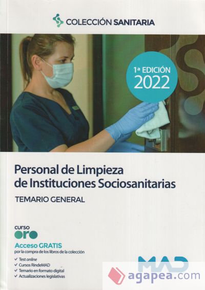 Personal de Limpieza de Instituciones Sociosanitarias. Temario General