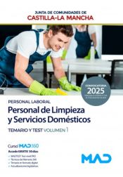 Portada de Personal de Limpieza y Servicios Domésticos (Personal Laboral). Temario y test volumen 1. Junta de Comunidades Castilla-La Mancha