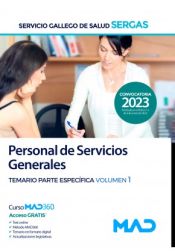 Portada de Personal de Servicios Generales. Temario parte específica volumen 1. Servicio Gallego de Salud (SERGAS)