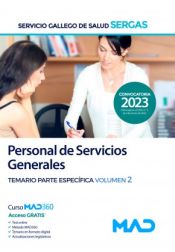 Portada de Personal de Servicios Generales. Temario parte específica volumen 2. Servicio Gallego de Salud (SERGAS)
