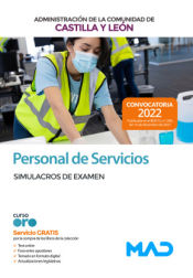 Portada de Personal de Servicios. Simulacros de examen. Comunidad Autónoma de Castilla y León