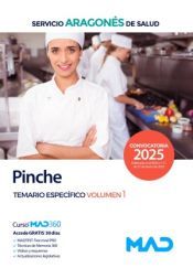 Portada de Pinche. Temario Materia Espec&iacute;fica volumen 1. Servicio Aragon&eacute;s de Salud (SALUD)
