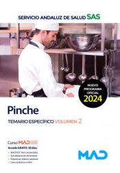 Portada de Pinche. Temario específico volumen 2. Servicio Andaluz de Salud (SAS)