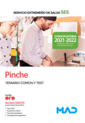 Portada de Pinche. Temario parte común y Test. Servicio Extremeño de Salud (SES)