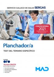 Portada de Planchador/a. Test del temario específico. Servicio Gallego de Salud (SERGAS)