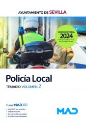 Portada de Policía Local. Temario volumen 2. Ayuntamiento de Sevilla