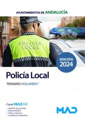 Portada de Policía Local de Andalucía. Temario volumen 1